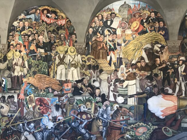 2-Diego Rivera Mural – Palacio Nacional